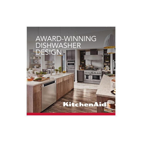 Kitchenaid® 44 dBA Dishwasher in PrintShield™ Finish with 360° Max Jets™ Third Rack KDPM604KPS