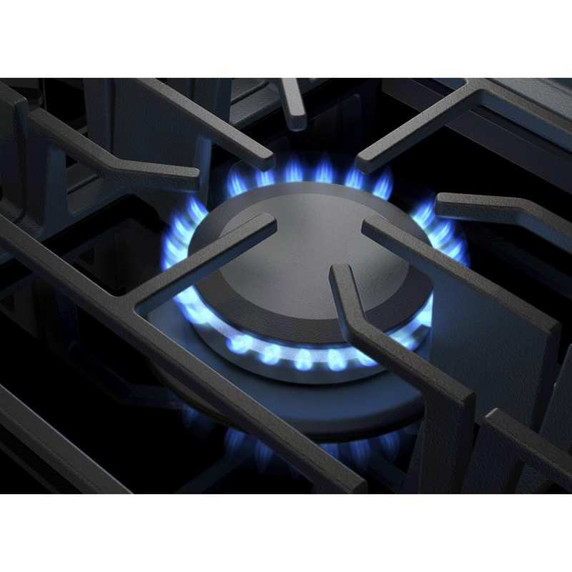 Kitchenaid® 30" Gas-on-Glass Cooktop KCGG530PBL