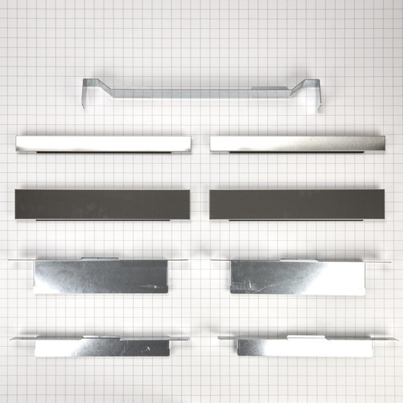 Built-In Oven Side Trim Kit, Stainless Steel W11300447