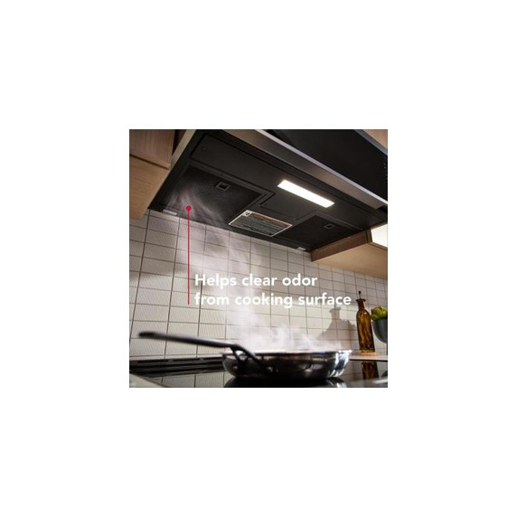 Kitchenaid® Smart Low Profile Microwave Hood Combination with Dual Fan Ventilation YKMML550RPS
