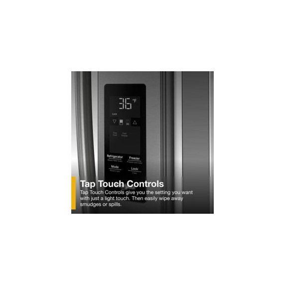 Whirlpool® 36-Inch French Door Refrigerator with Ice Maker - 31 cu. ft. WRFF3136SZ
