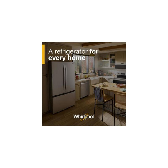 Whirlpool® 36-Inch French Door Refrigerator with Ice Maker - 31 cu. ft. WRFF3136SZ