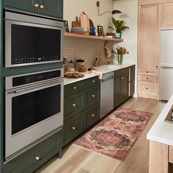 Kitchenaid® 20.8 Cu. Ft. Counter-Depth Side-by-Side Refrigerator with Exterior Ice and Water Dispenser in PrintShield™ Finish KRSC536RPS