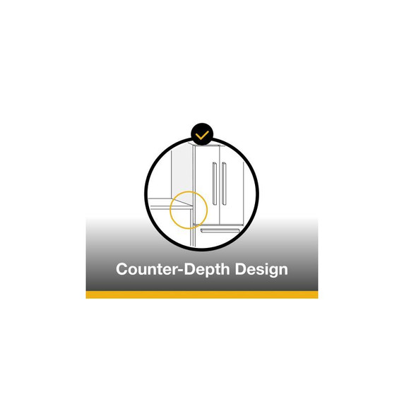 Whirlpool® 36-inch Counter Depth Side-by-Side Refrigerator with TruCool™ System WRSC5536RZ