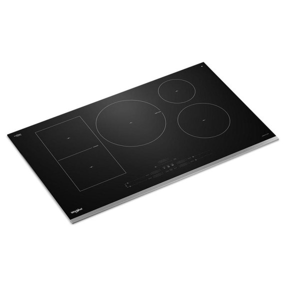 Whirlpool® 36" Intelligent Induction Cooktop with Temp Cook™ Technology and WipeClean™ Coating WCIT7536SS