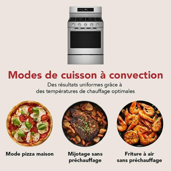 Kitchenaid® 5.0 Cu. Ft. Smart Freestanding Gas Range with Convection Cooking Modes KFGS530SPS
