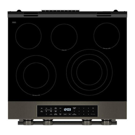 Kitchenaid® 5.3 Cu. Ft. Slide-in Electric Range with Two Even-Heat™ Hyper Elements and Convection Cooking Modes YKSES530SBE