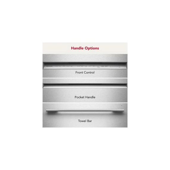 Kitchenaid® 360° Max Jets™ Third Rack Dishwasher with ProDry™ System, 44 dBA KDTS424SBE