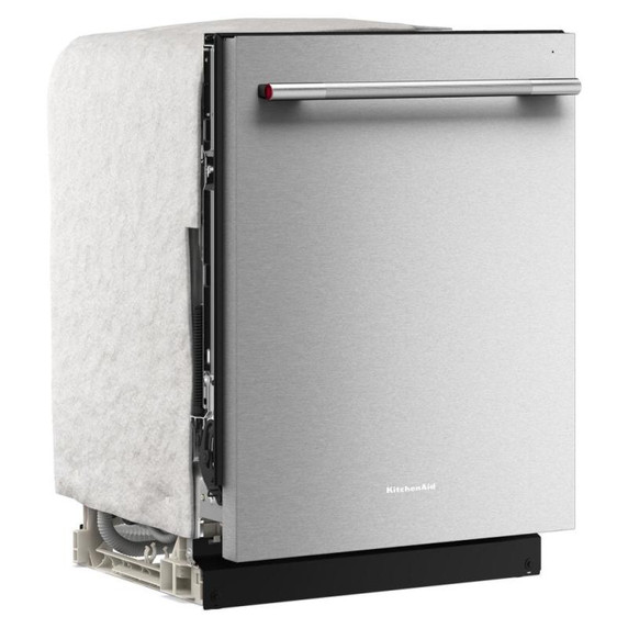 Kitchenaid® Third Level Utensil Rack Dishwasher with 30+ Total Wash Jets in PrintShield™ Finish, 47 dBA KDTS224SPS