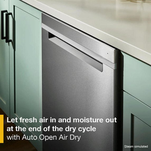 Whirlpool® 24-Inch Dishwasher with Total Coverage Wash Action and Auto Open Air Dry in Fingerprint Resistant Stainless Steel WDPS8024SZ