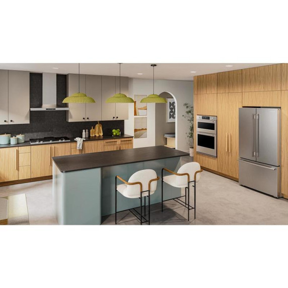 Kitchenaid® 24 cu. ft. 36-Inch Width Counter-Depth French Door Refrigerator with Interior Dispense KRFC236SPS