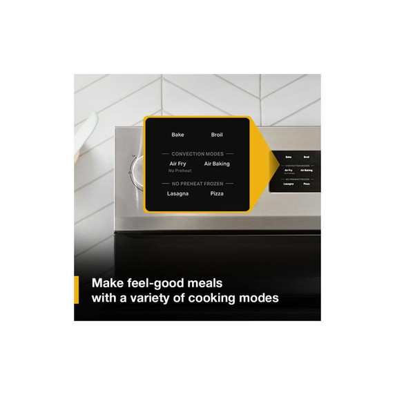 Whirlpool® 30-inch Electric Range with Air Cooking Technology YWFES5730SZ