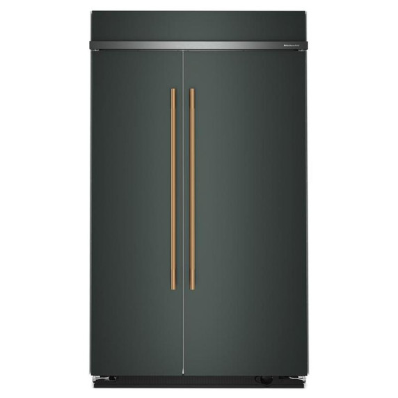 Kitchenaid® 30 Cu. Ft. 48" Built-In Side-by-Side Refrigerator with Platinum Interior KBSN748SJP