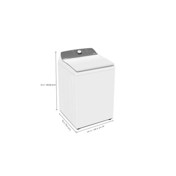 Whirlpool® 4.5 Cu. Ft. I.E.C. Top Load Impeller Washer WTW4000SW