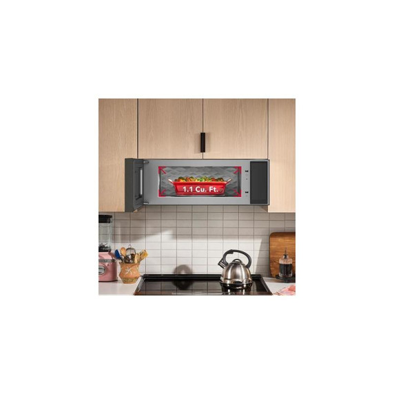 Kitchenaid® Smart Low Profile Microwave Hood Combination with Dual Fan Ventilation YKMML550RBE