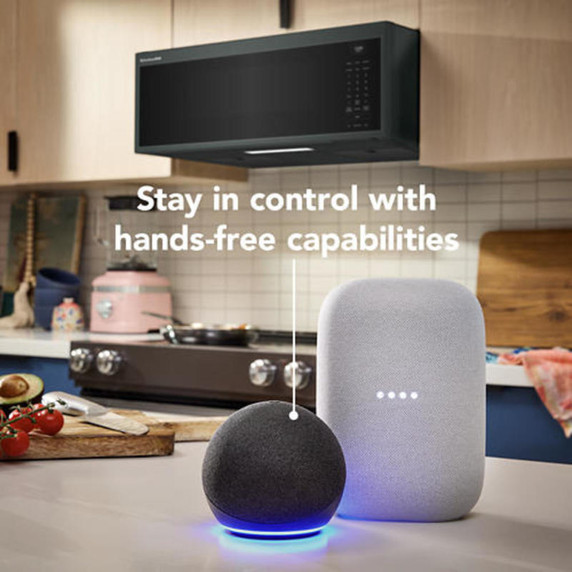 Kitchenaid® Smart Low Profile Microwave Hood Combination with Dual Fan Ventilation YKMML550RJP
