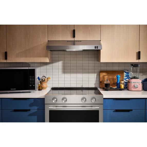 Kitchenaid® Smart Low Profile Microwave Hood Combination with Dual Fan Ventilation YKMML550RJP