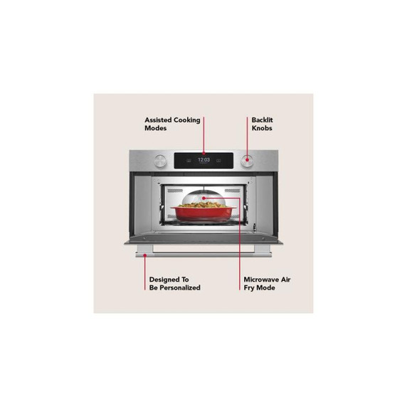 Kitchenaid® 30" Built In Microwave Oven with Air Fry KMBS730SPS
