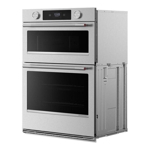 Kitchenaid® 30-inch Smart Electric Combo Wall Oven with Assisted Cooking Modes - PrintShield™ Finish KOEC730SPS