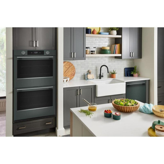 Kitchenaid® 30-inch Smart Electric Double Wall Oven with Assisted Cooking Modes - Juniper KOED730SJP