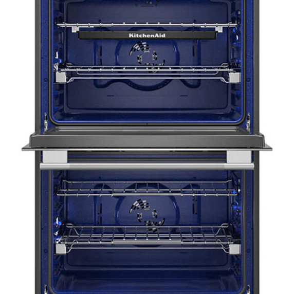 Kitchenaid® 27-inch Smart Electric Double Wall Oven with Assisted Cooking Modes - PrintShield™ Finish KOED727SPS