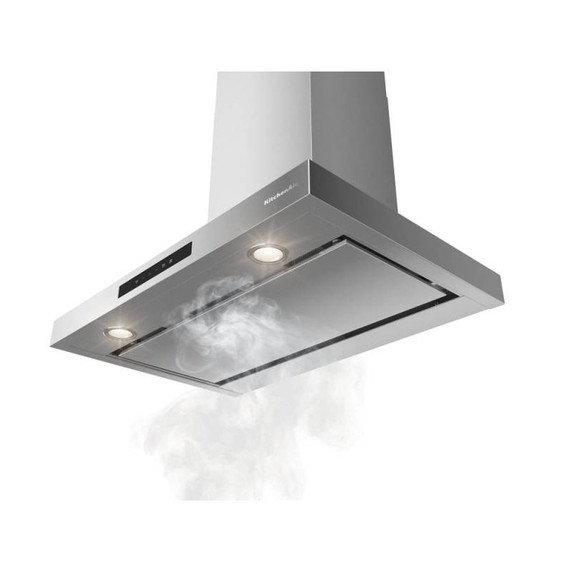 KitchenAid® 30-inch Wall-Mount, 4-Speed Canopy Hood KVWC730SSS