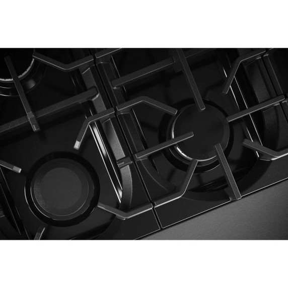 Kitchenaid® 36-Inch 6 Burner Commercial-Style Dual Fuel Range with No Preheat Air Fry Mode KFDS936SAG