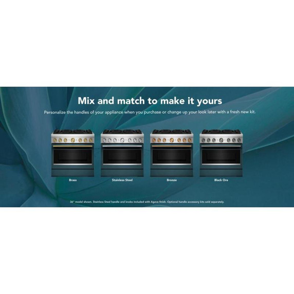 Kitchenaid® 36-Inch 6 Burner Commercial-Style Dual Fuel Range with No Preheat Air Fry Mode KFDS936SAG