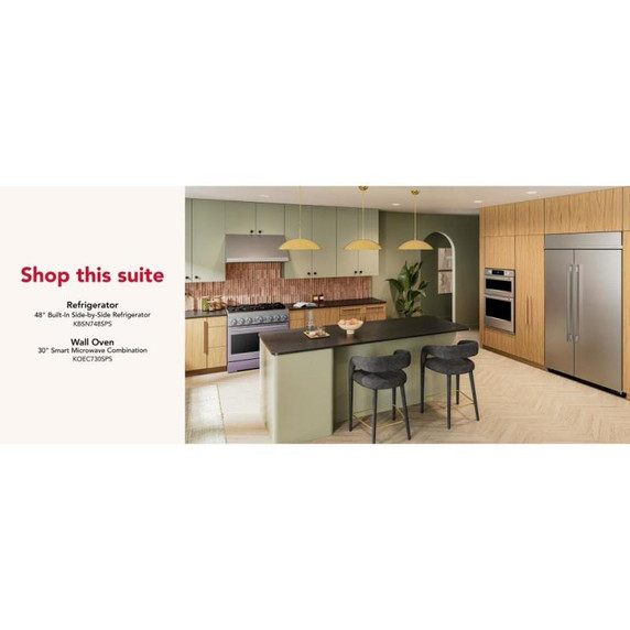Kitchenaid® 36-Inch 6 Burner Commercial-Style Dual Fuel Range with No Preheat Air Fry Mode KFDS936SWF
