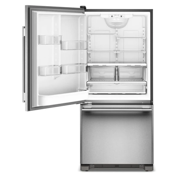 Kitchenaid® 19 Cu. Ft. 30-Inch Standard-Depth Bottom Mount Refrigerator with Left Door Swing KRBL130SPS