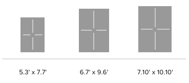 citak Fingerprint rug sizes