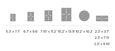 citak mirage rug sizes
