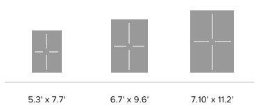 Citak Seadrift rug sizes