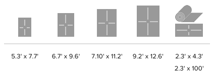 citak surface rug sizes