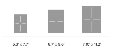 citak treeline rug sizes
