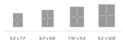Citak Klint rug sizes