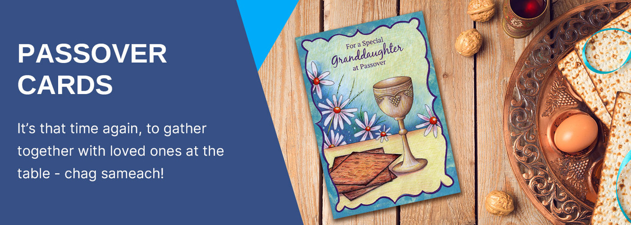 Celebrate Passover and share well wishes with family and friends with a beautiful Passover greeting card.