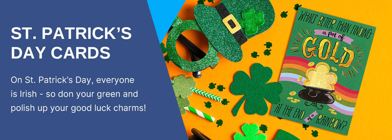 Shop for St. Patrick's Day Cards - St. Patrick's Day is March 17