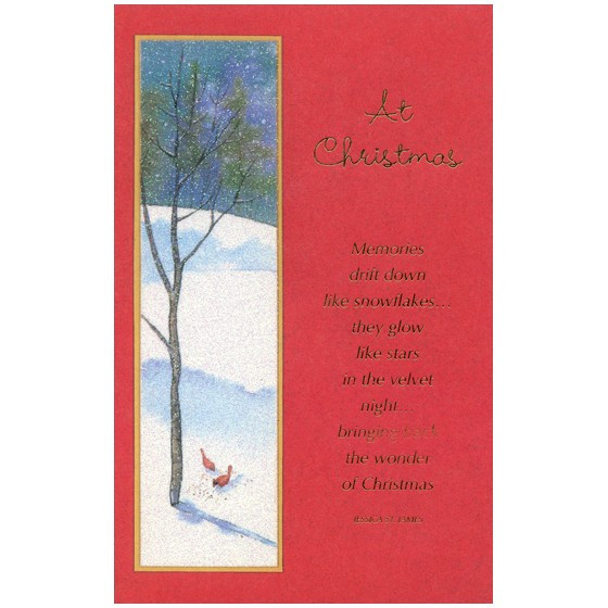 Birds and Tree Christmas Card