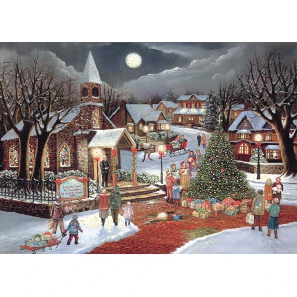 Country Themed Boxed Christmas Cards | Real Paper Cards at PaperCards.com