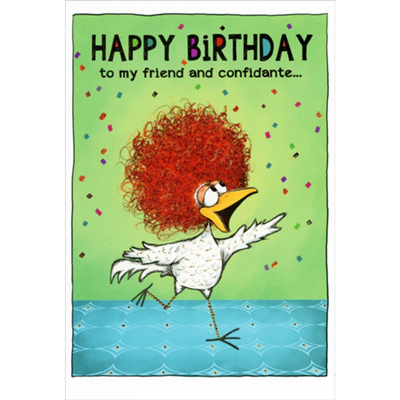 Irma : Friend and Confidante Funny Birthday Card for Friend 