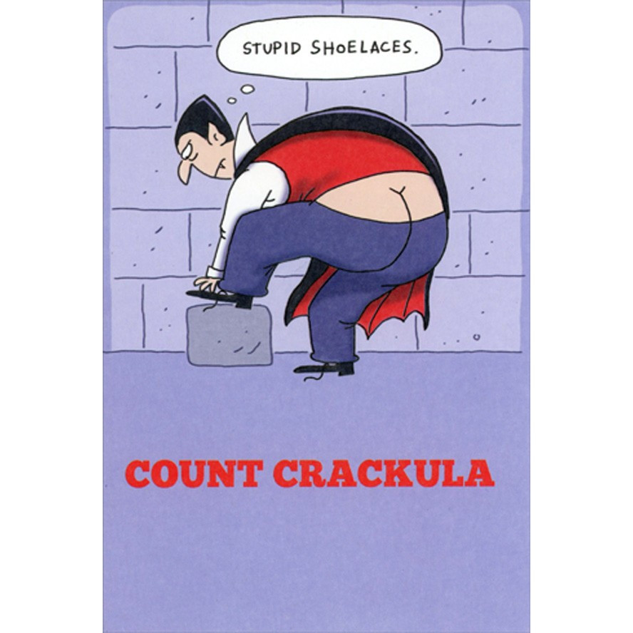 Count Crackula Funny / Humorous Halloween Card | PaperCards.com