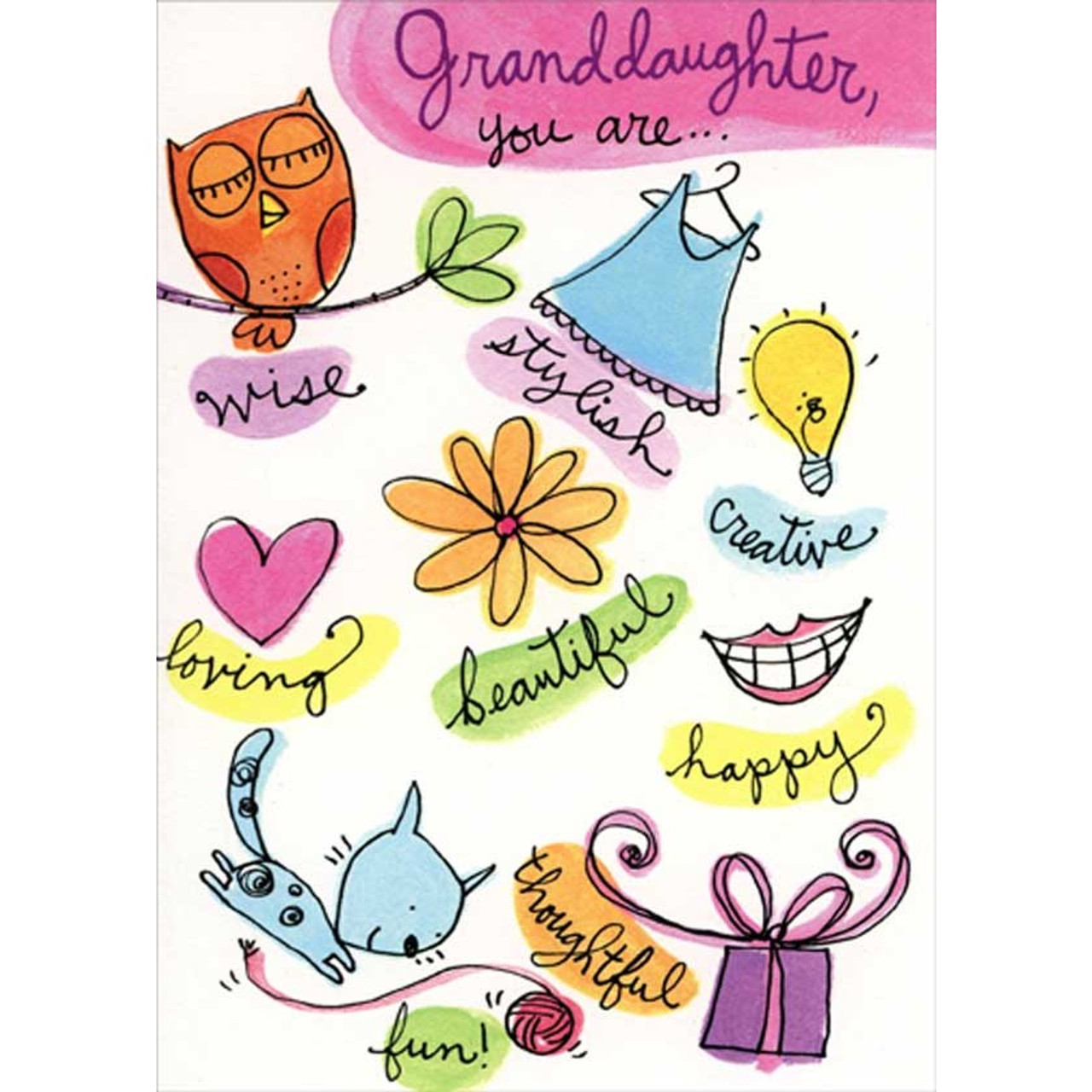 owl-dress-bulb-wise-stylish-creative-birthday-card-for-granddaughter-papercards-com for Free Printable Owl Birthday Cards Owl, Dress, Bulb : Wise, Stylish, Creative Birthday Card for Granddaughter | PaperCards.com for Free Printable Owl Birthday Cards