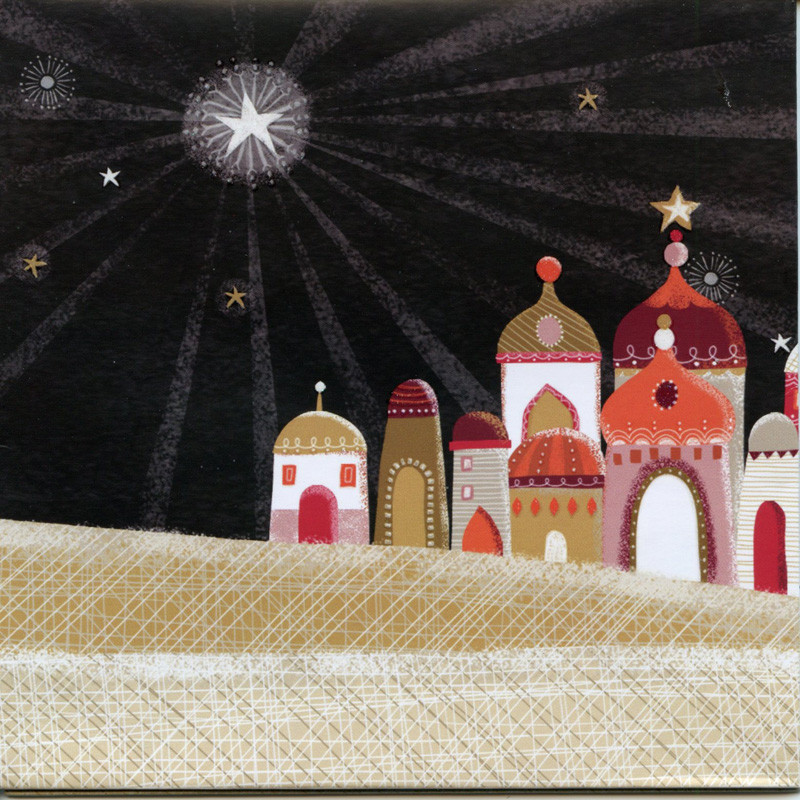 Three Wise Men Religious Pop Up Christmas Card