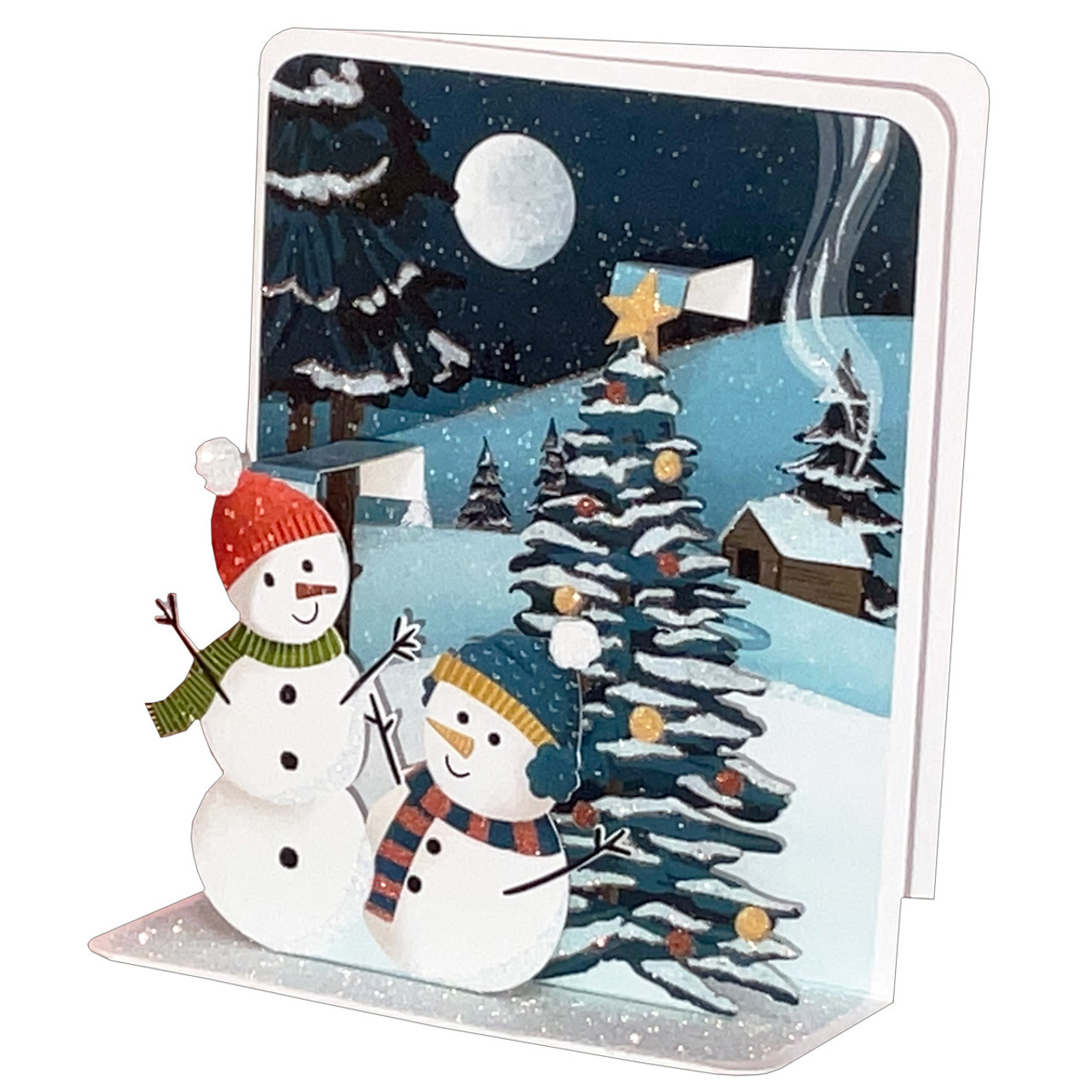 3dRose EvaLorentzenArt - Snowman - Melting Snowman With Sign - Greeting  Cards (gc-360738-1)