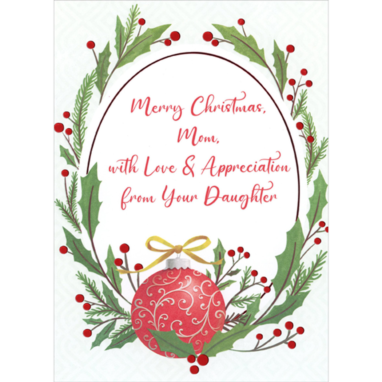 merry christmas cards to mom