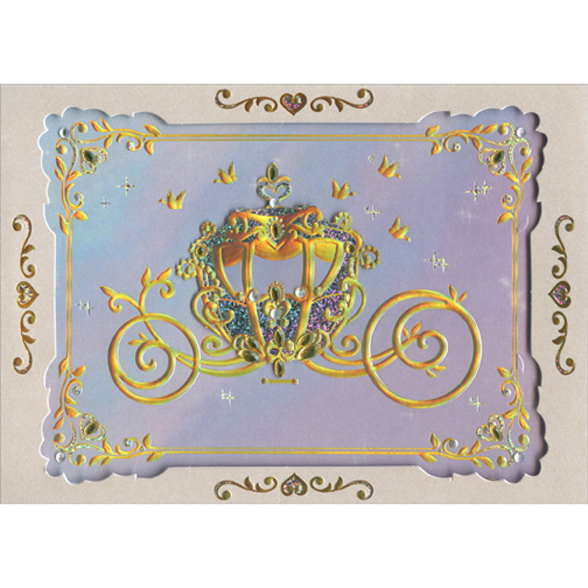 Princess Carriage Card - Papyrus