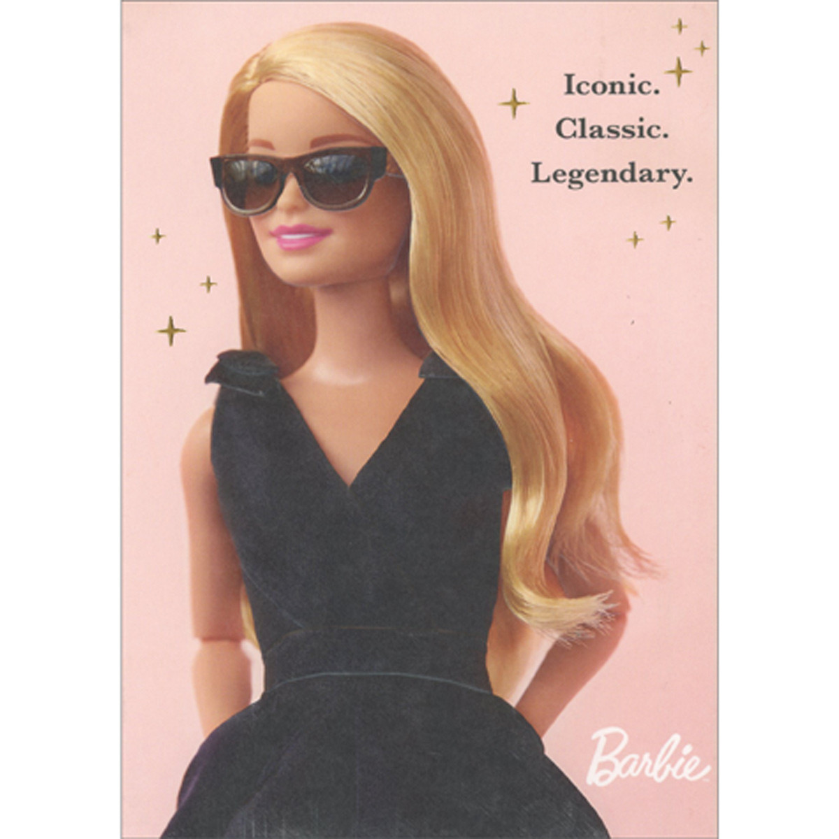 black dress barbie Barbie x Unique Vintage Plus Size Black Solo In The Spotlight Straples main image 0