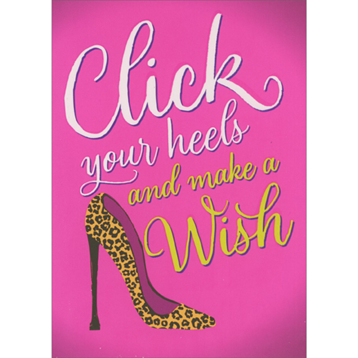 Stylized Shoe A*Press Birthday Card | PaperCards.com