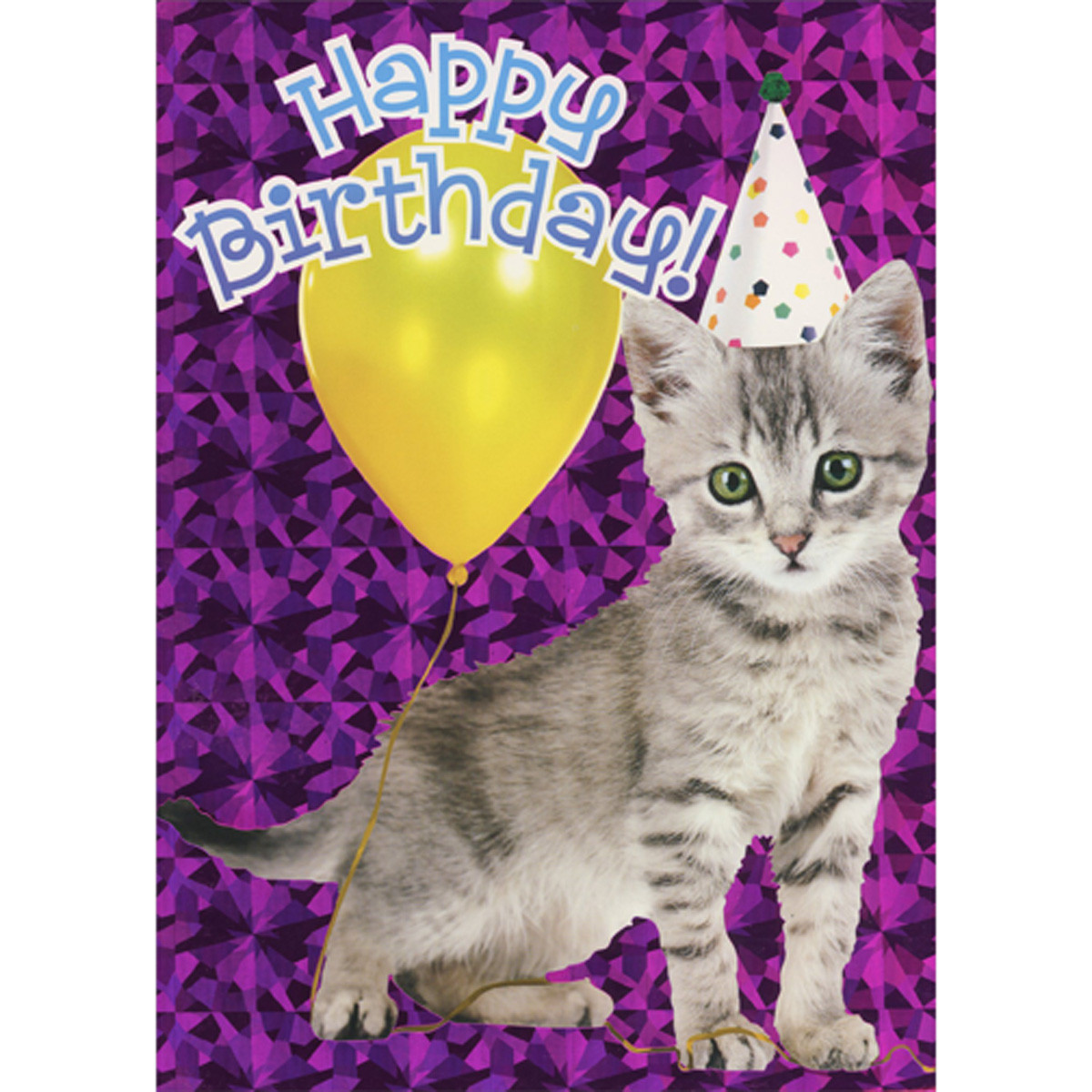 holographic birthday cards Holographic Disco Balls Birthday Card